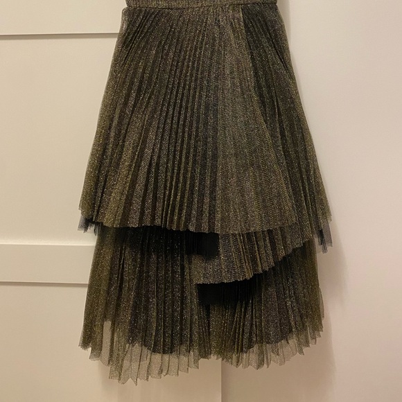 Marc jacobs gold tulle dress midi size 0 - Picture 11 of 15